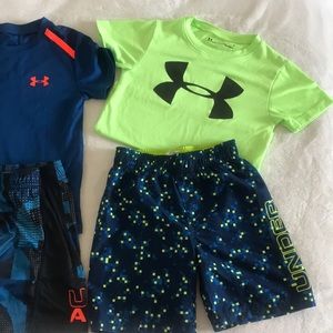 Boys short sets and swim shorts